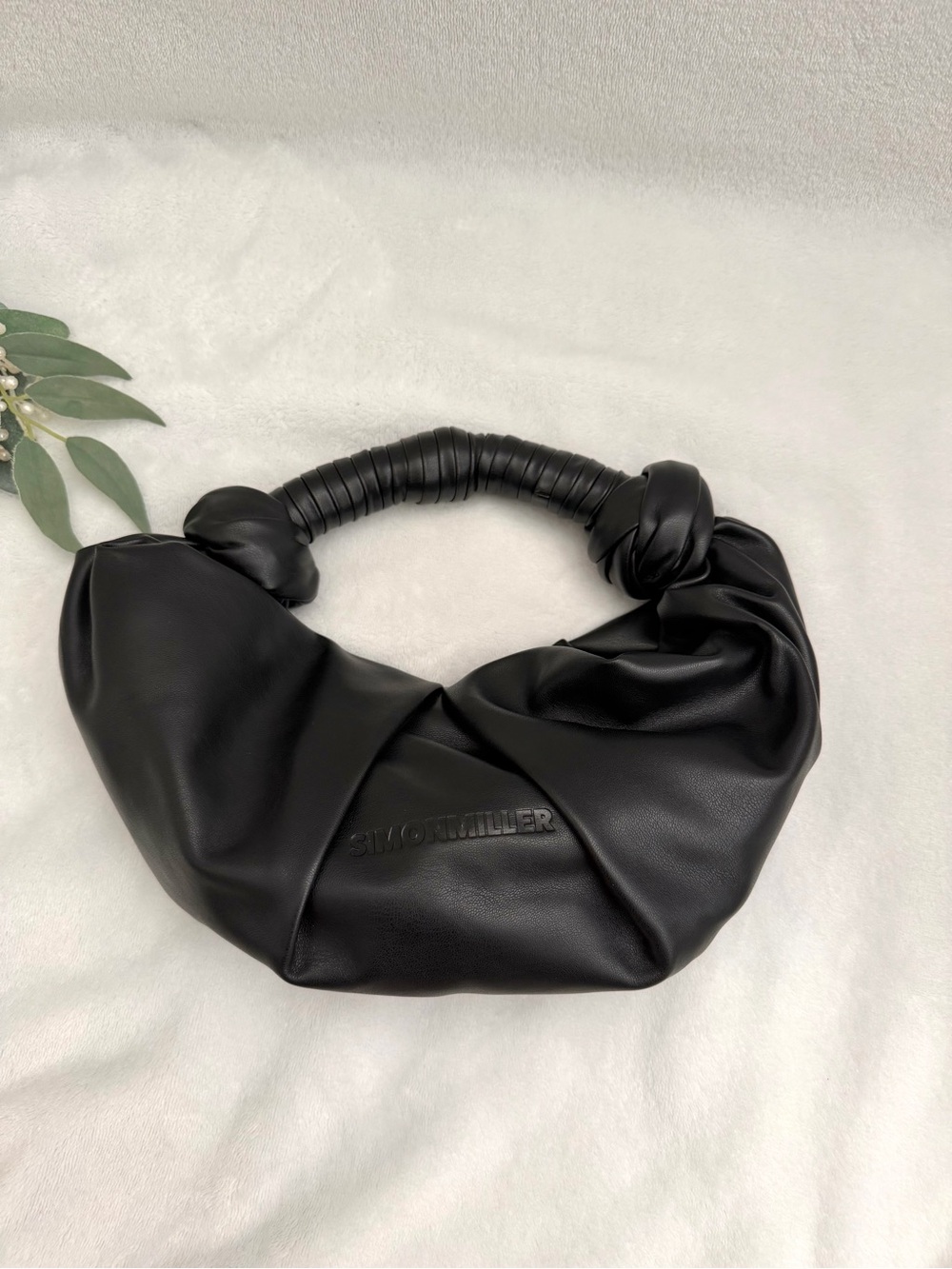 Simon Miller LOPSY Black Shoulder Bag